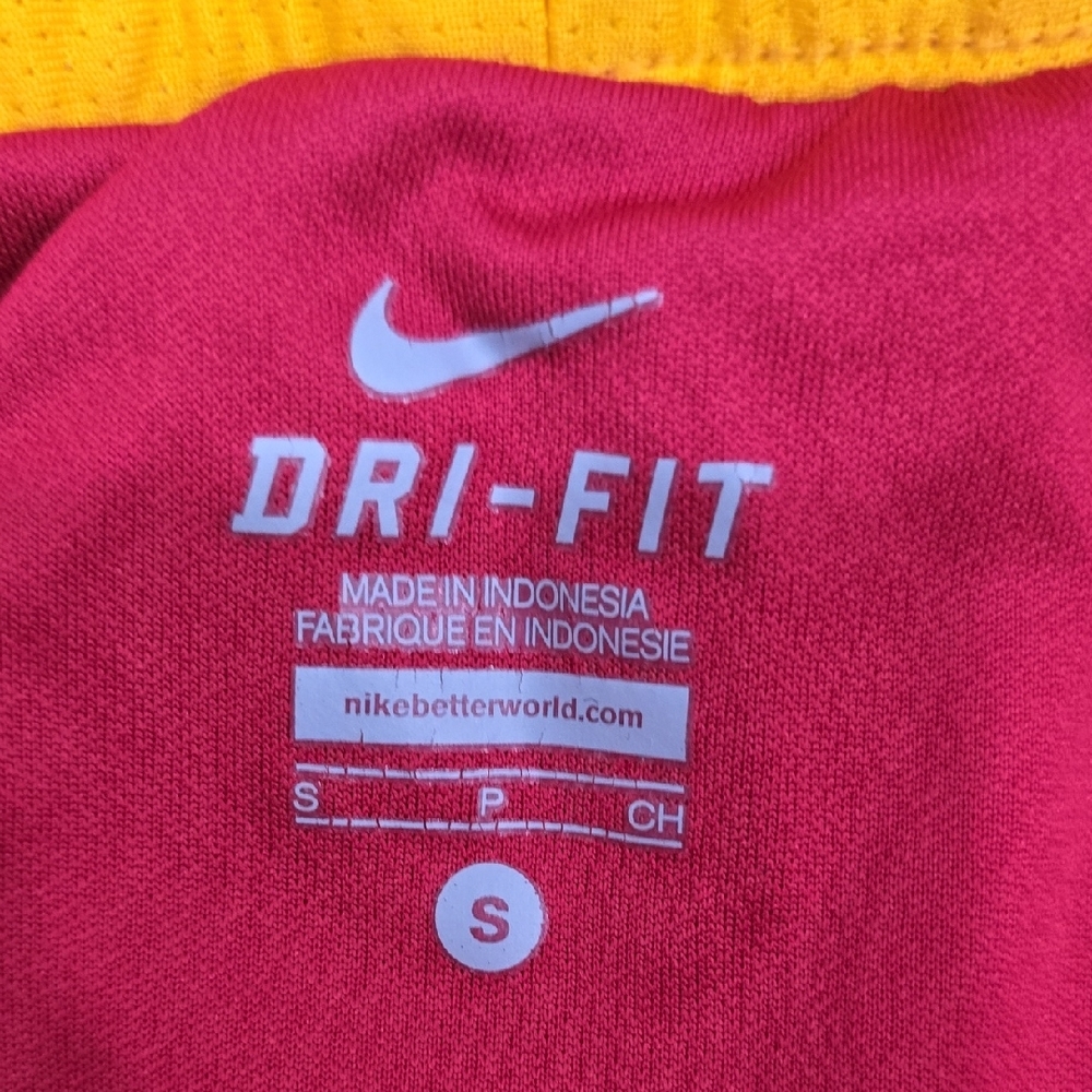Nike USC Trojans Athletic Shorts Maroon Gold Size S Dri Fit - Picture 5 of 7